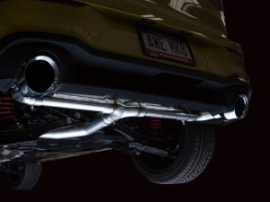 Volkswagen GTI Performance Exhaust - AWE Tuning - Cat-Back Track Edition - Chrome Silver - `22-`27